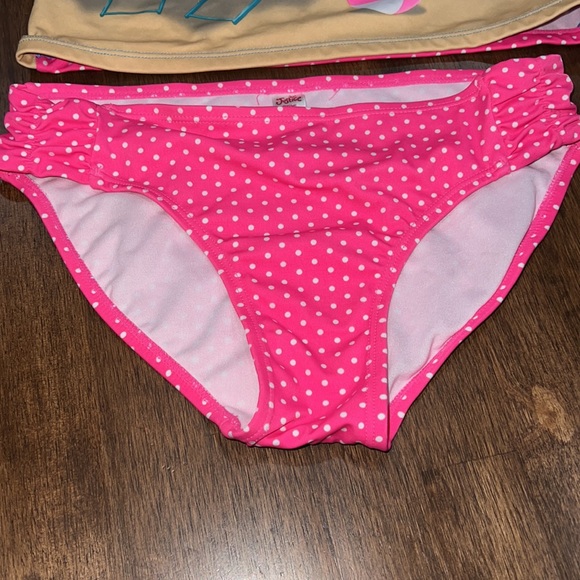 Justice girl Two piece tankini size 14 - Picture 3 of 7